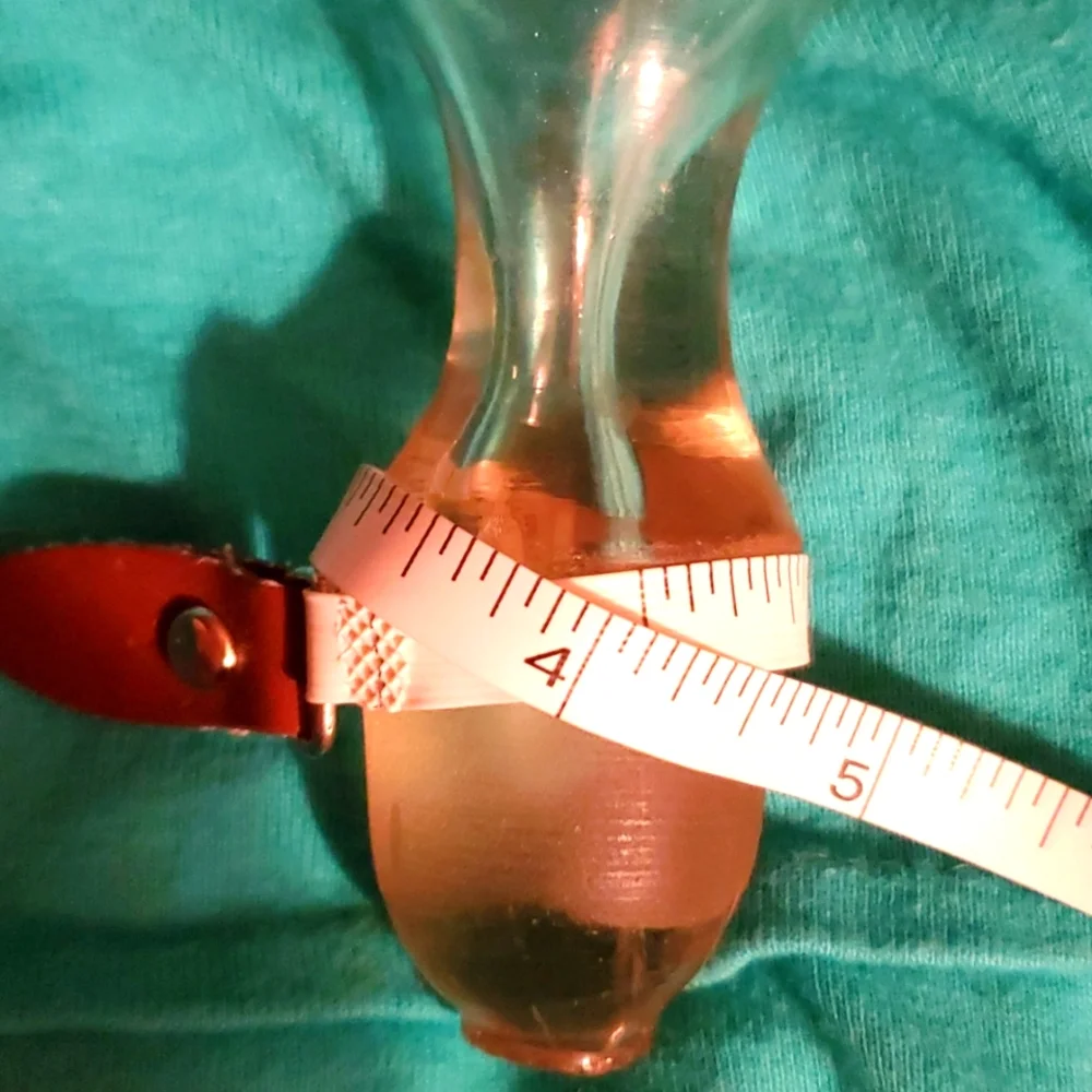 1930s HAND-BLOWN Wine Bottle Stopper Clear Glass Swirl Top Clouded Glass
